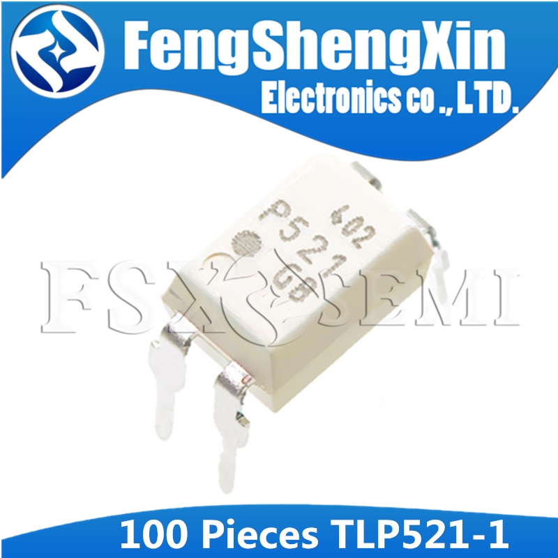 100 개/몫 새로운 TLP521-1GB TLP521-1 TLP521 P521 DIP-4 옵토 커플러 트랜지스터 출력 칩